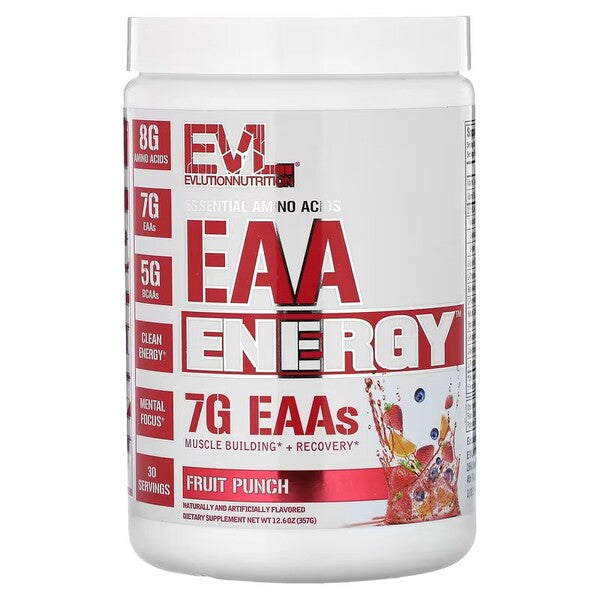 EAA Energy, Fruit Punch - 357 grams - EVLution Nutrition