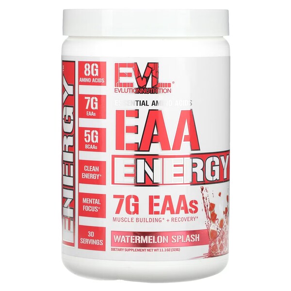 EAA Energy, Watermelon Splash - 315 grams - EVLution Nutrition