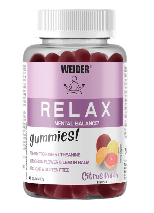 Relax, Citrus Punch - 40 gummies - Weider