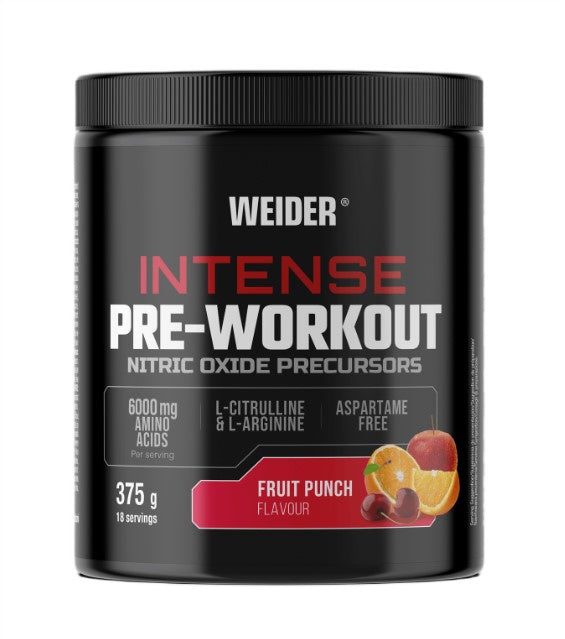 Intense Pre-Workout, Fruit Punch - 375 grams - Weider