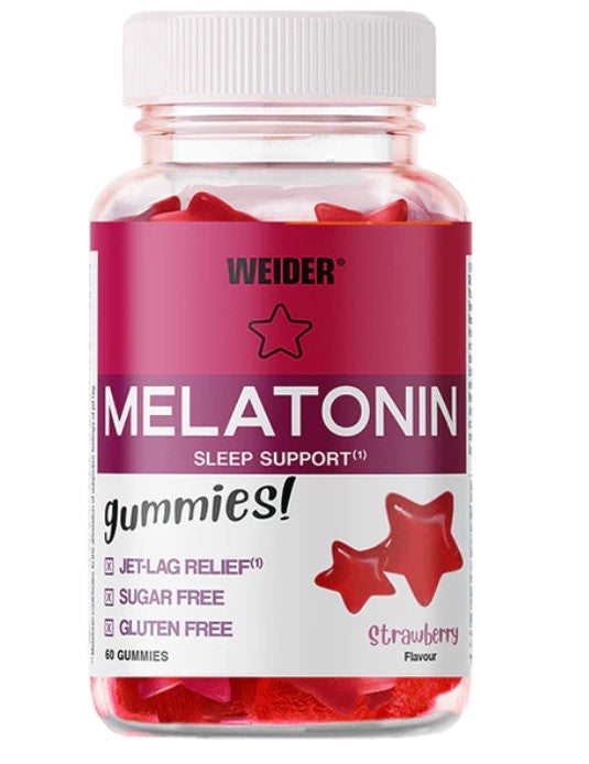 Melatonin, Strawberry - 60 gummies - Weider