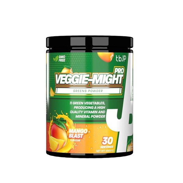 Veggie-Might Pro, Mango Blast - 450 grams - Trained by JP