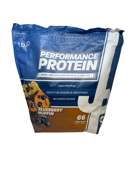Performance Protein, Blueberry Muffin (EAN 659048417440) - 2000 grams - Trained by JP