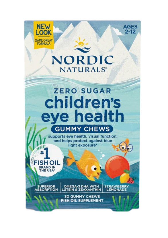 Children's Eye Health, Strawberry Lemonade - 30 gummies - Nordic Naturals