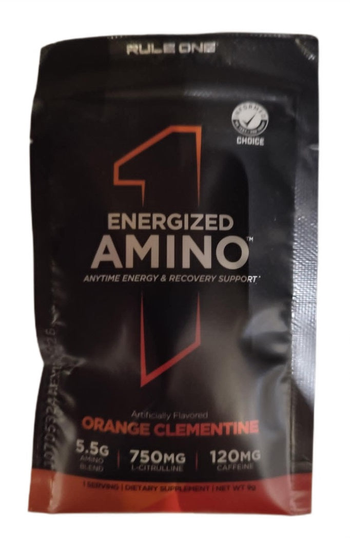 Energized Amino, Orange Clementine - 9 grams (1 serving) - Rule One