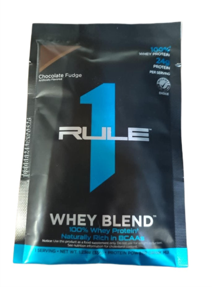 R1 Whey Blend, Chocolate Fudge - 35 grams (1 serving) - Rule One