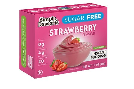 Instant Pudding, Strawberry - 48 grams - Simply Delish