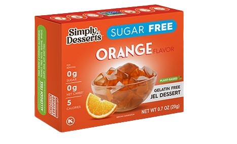 Jel Dessert, Orange - 20 grams - Simply Delish