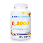 Vit D3 2000, 2000 IU - 200 caps - Allnutrition