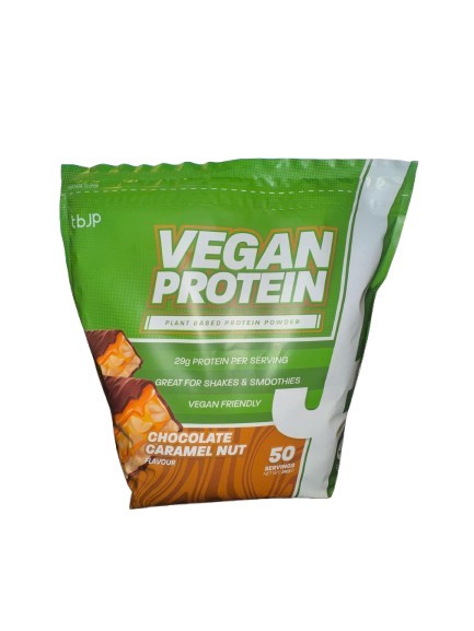 Vegan Protein, Chocolate Caramel Nut - 2000 grams - Trained by JP