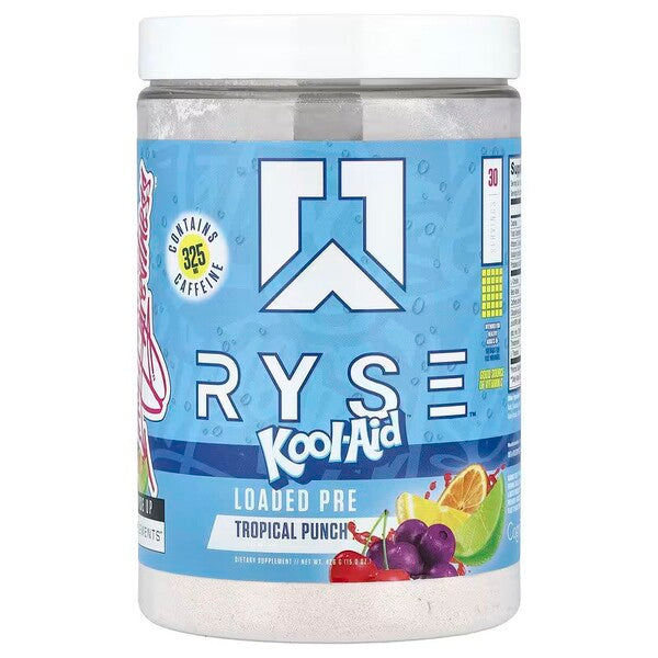 Loaded Pre, Kool-Aid Tropical Punch (EAN 810137321349) - 426 grams - RYSE