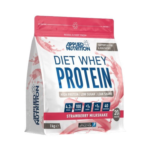 Diet Whey, Strawberry Milkshake (EAN 5056555205433) - 1000 grams - Applied Nutrition