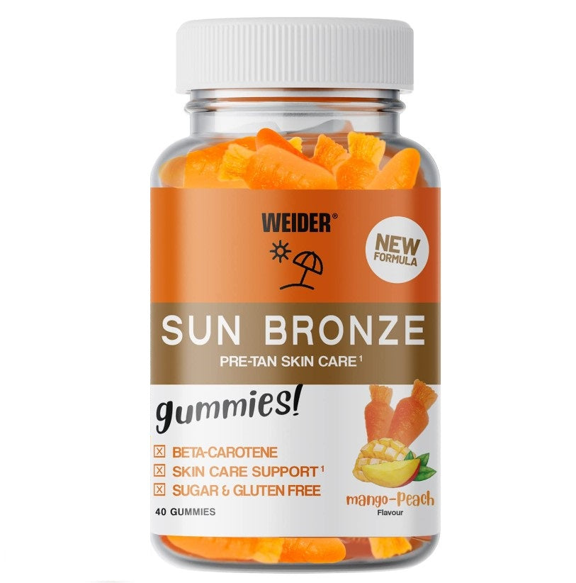 Sun Bronze Gummies, Mango Peach - 40 gummies - Weider