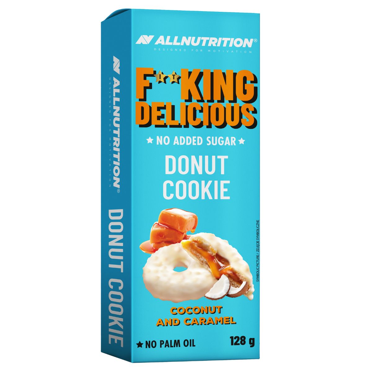 Fitking Delicious Donut Cookie, Coconut and Caramel - 128 grams - Allnutrition