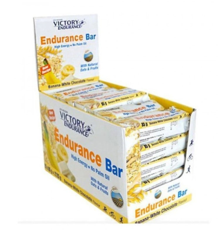 Joe Weider Victory Endurance Bar, Banana White Chocolate - 25 x 85g - Weider