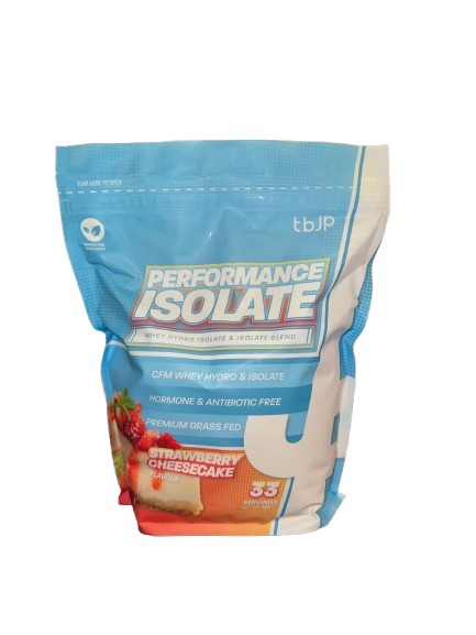 Performance Isolate, Strawberry Cheesecake - 1000 grams - Trained by JP