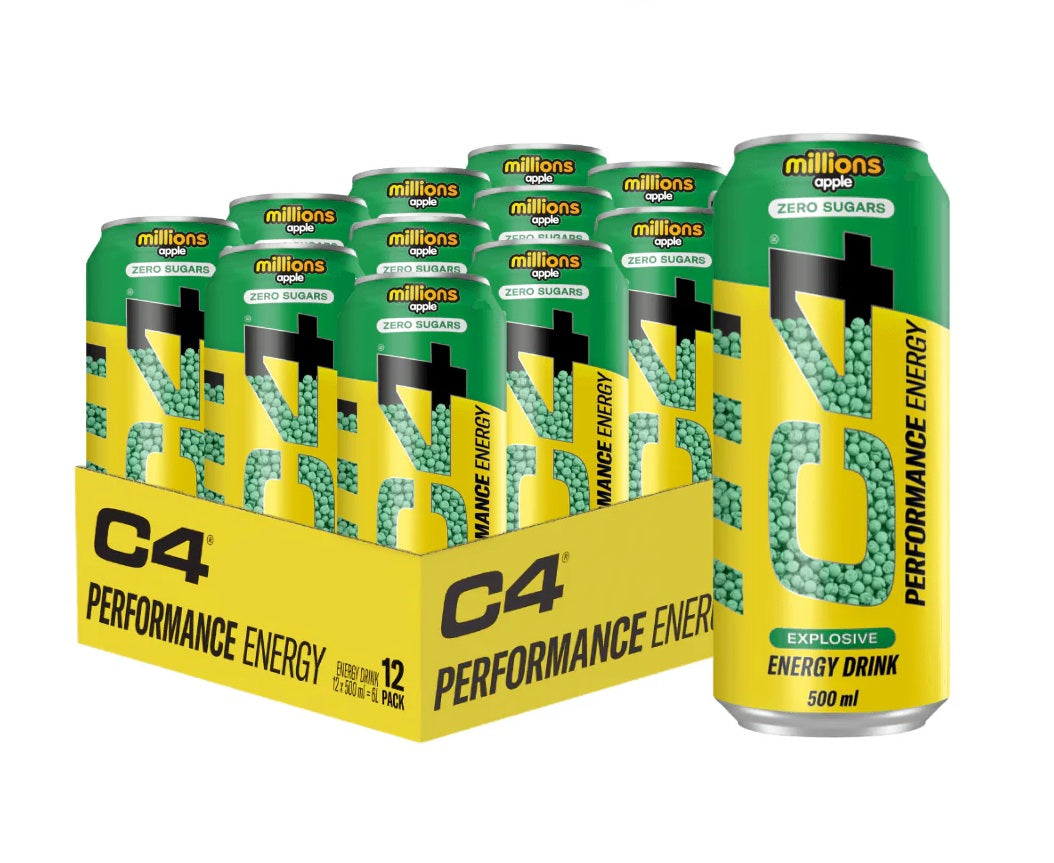 C4 Performance Energy, Millions Apple - 12 x 500 ml. - Cellucor