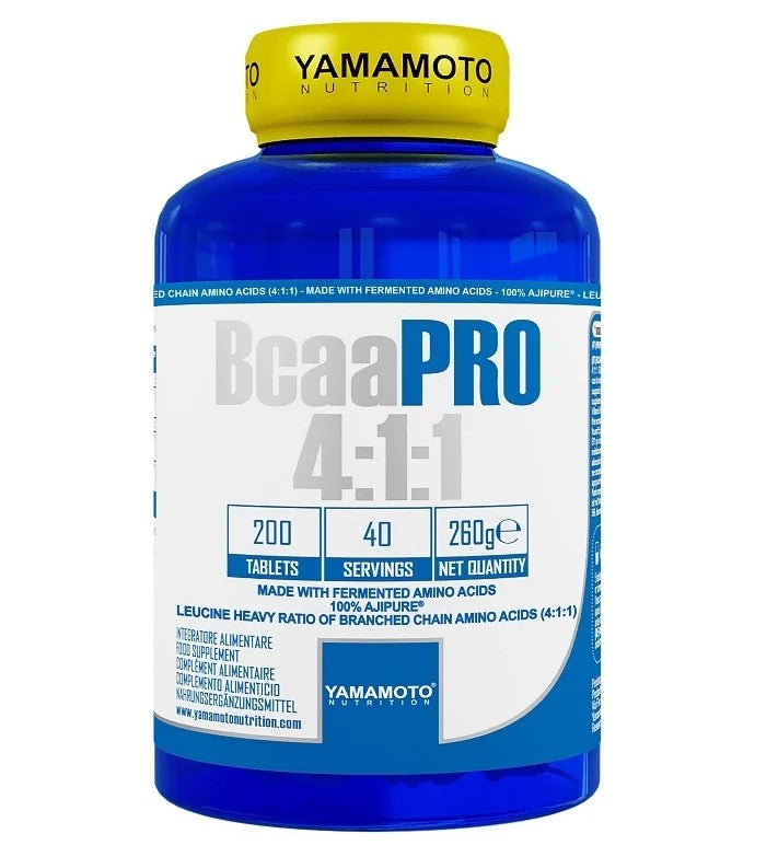 BCAA Pro 4:1:1 - 200 tablets - Yamamoto Nutrition