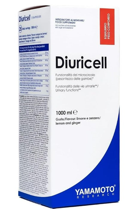 Diuricell, Lemon Ginger - 1000 ml. - Yamamoto Nutrition