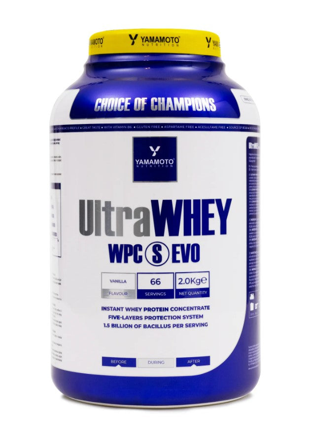 Ultra Whey WPC S EVO, Vanilla - 2000 grams - Yamamoto Nutrition