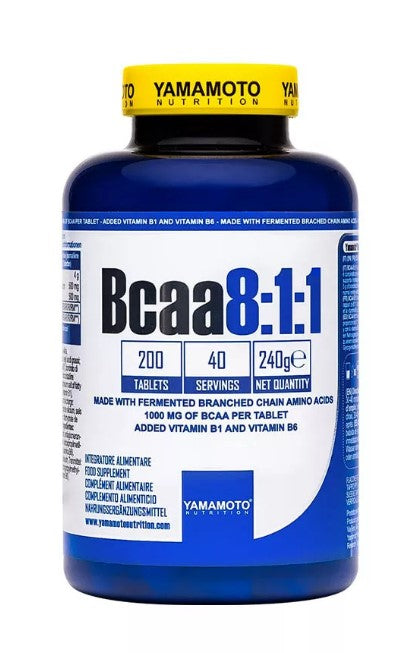 BCAA 8:1:1 - 200 tablets - Yamamoto Nutrition