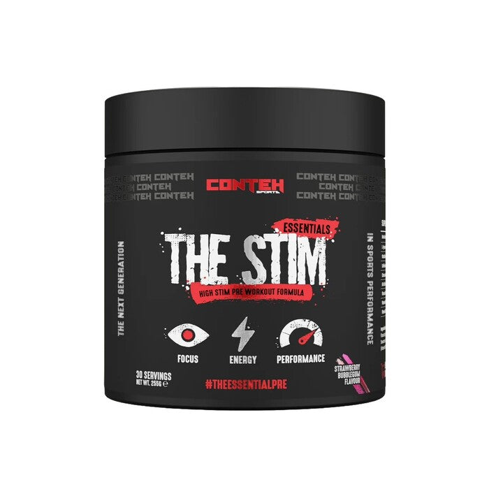 The Stim Pre-Workout, Strawberry Bubblegum - 255 grams - Conteh Sports