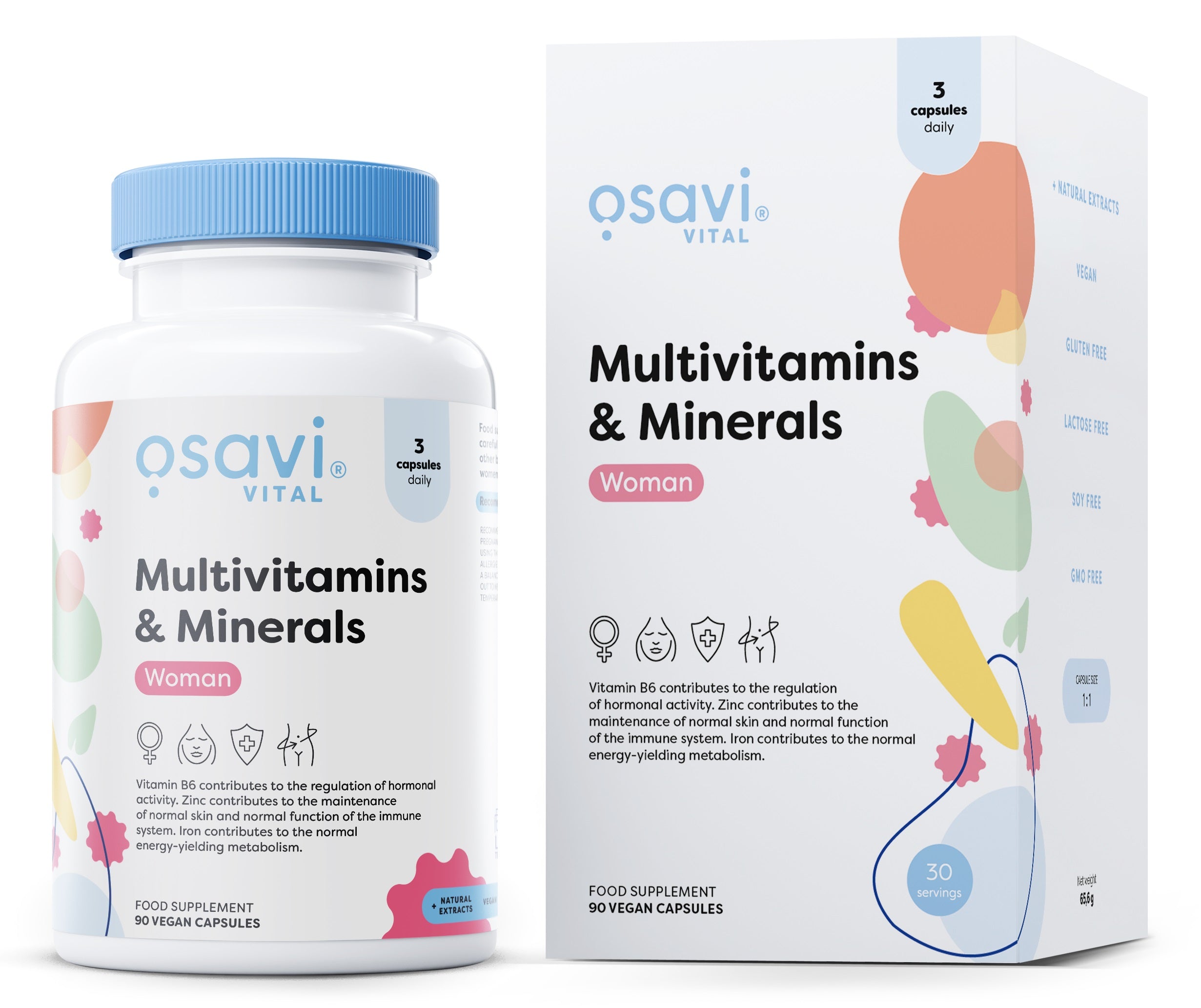 Multivitamins & Minerals Woman - 90 vegan caps - Osavi