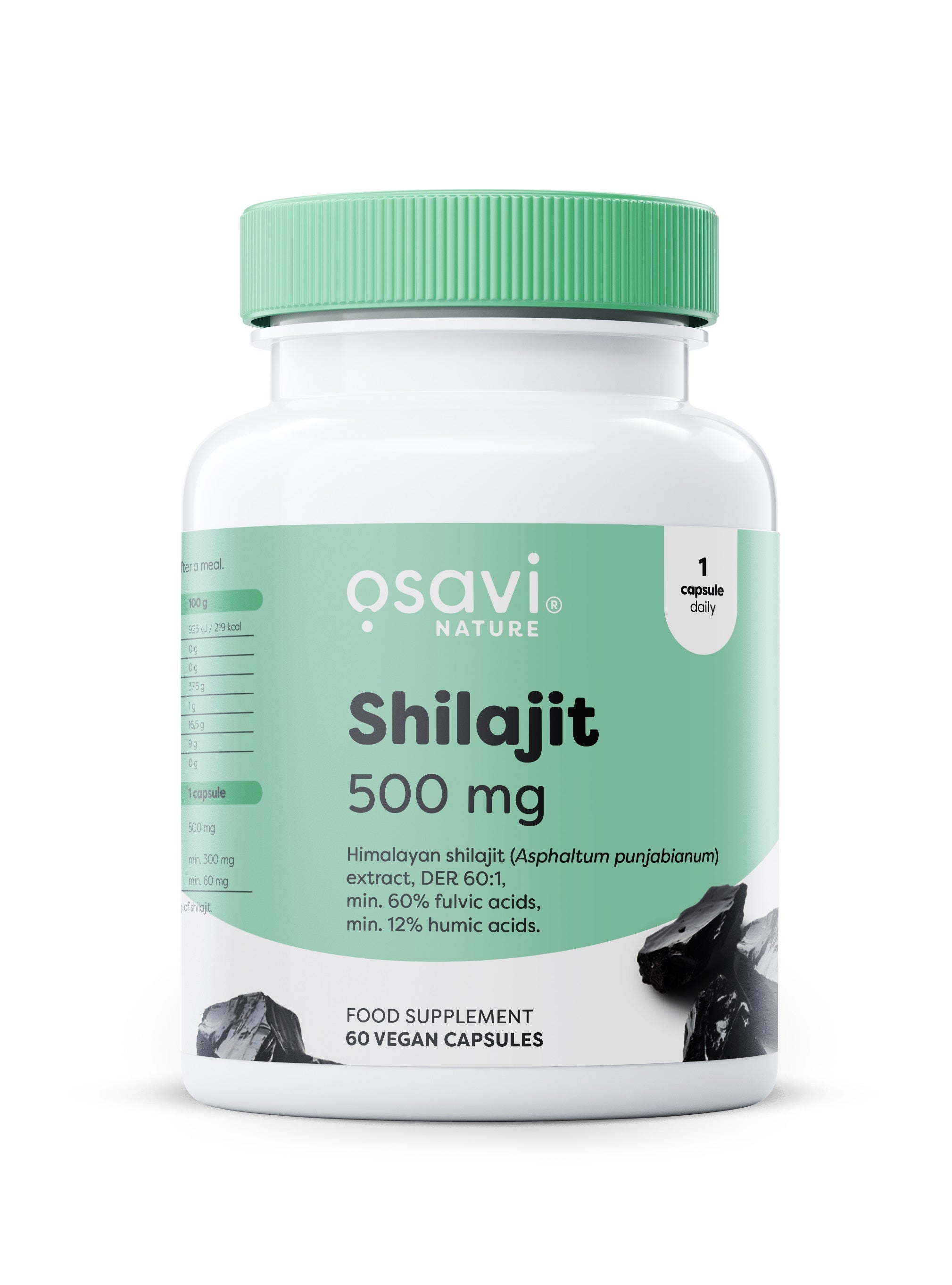Shilajit, 500mg - 60 vegan caps - Osavi