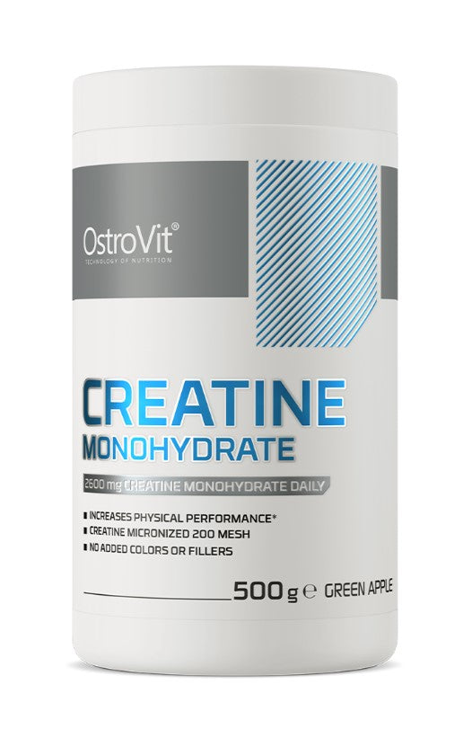 Creatine Monohydrate, Green Apple - 500 grams - OstroVit