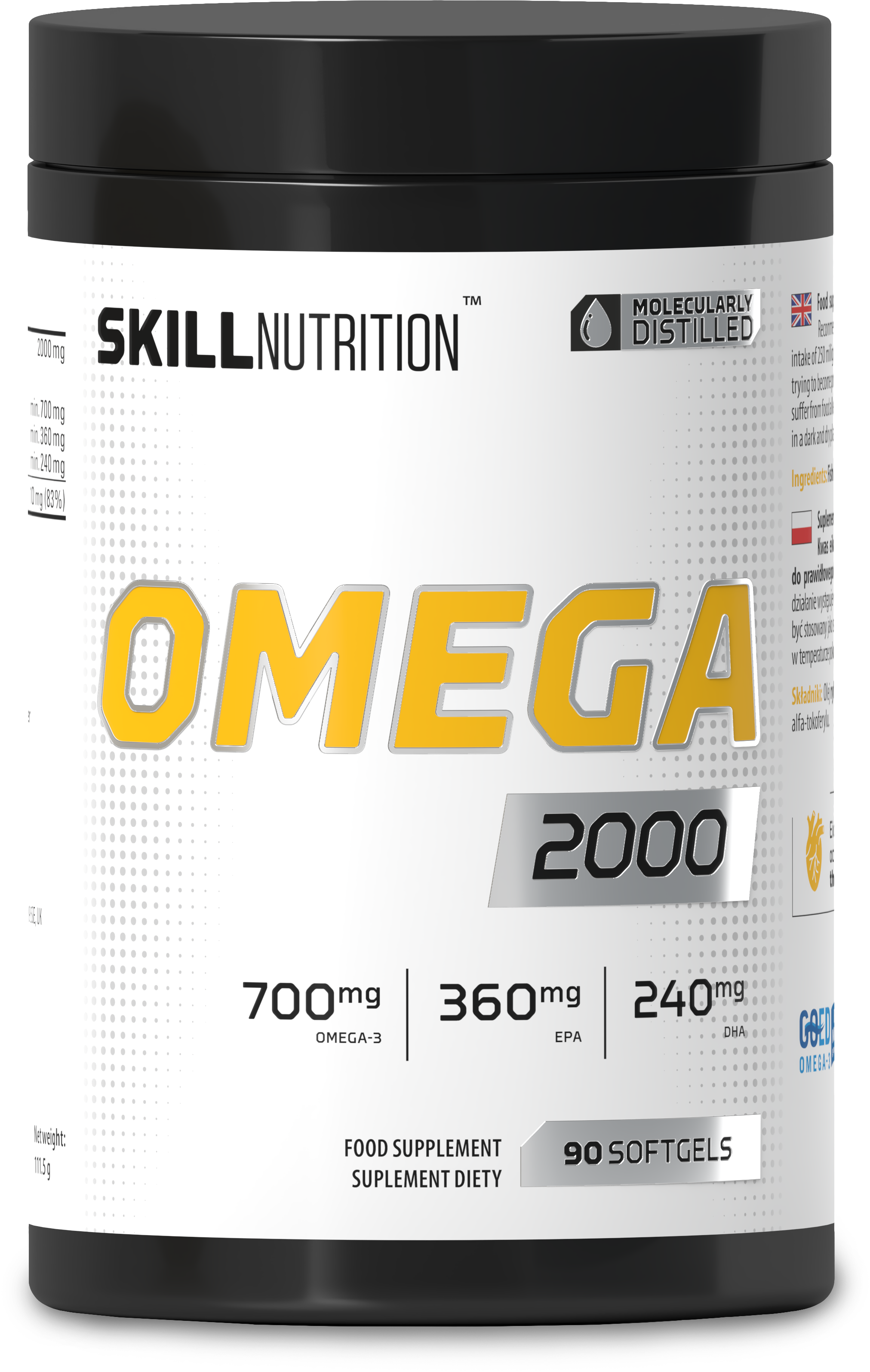 Omega 2000 - 90 softgels - Skill Nutrition