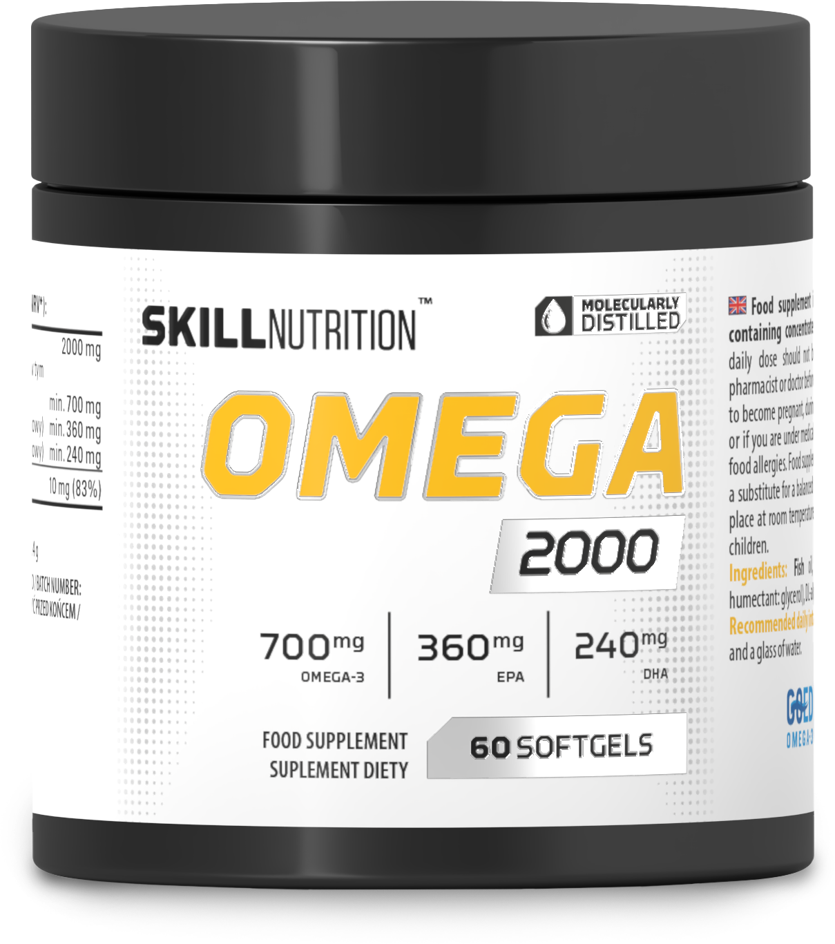 Omega 2000 - 60 softgels - Skill Nutrition