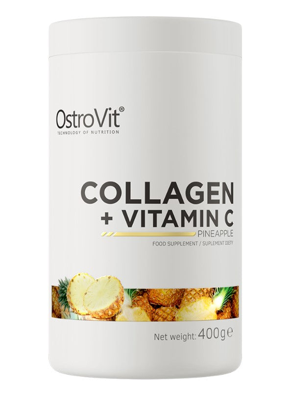 Collagen + Vitamin C, Pineapple - 400 grams - OstroVit