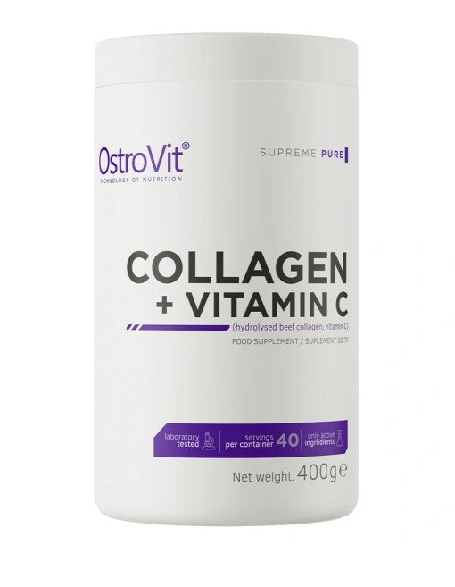 Collagen + Vitamin C, Supreme Pure - 400 grams - OstroVit