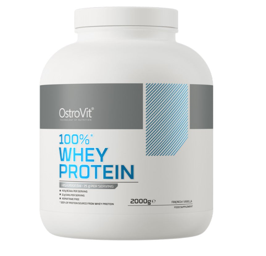 100% Whey Protein, French Vanilla - 2000 grams - OstroVit
