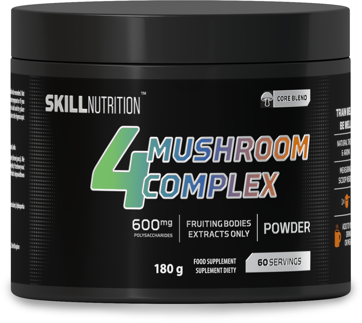 4 Mushroom Complex - 180 grams - Skill Nutrition