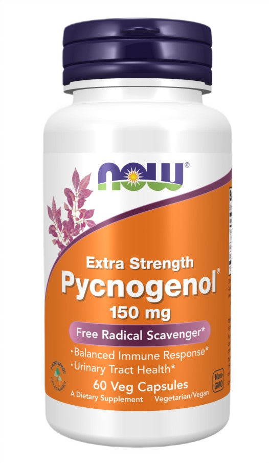 Pycnogenol, 150mg Extra Strength - 60 vcaps - NOW Foods