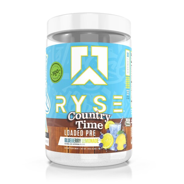 Loaded Pre, Country Time Blueberry Lemonade - 441 grams - RYSE