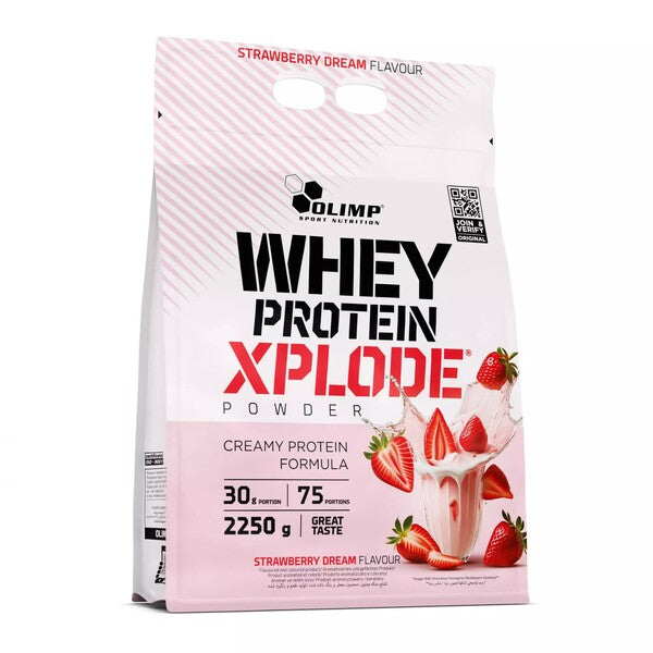 Whey Protein Xplode, Strawberry Dream - 2250 grams - Olimp Nutrition