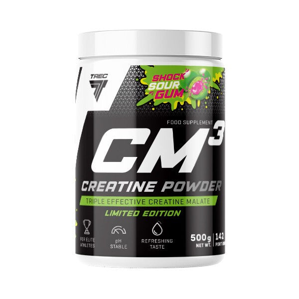 CM3 Powder - Limited Edition, Shock Sour Gum - 500 grams - Trec Nutrition