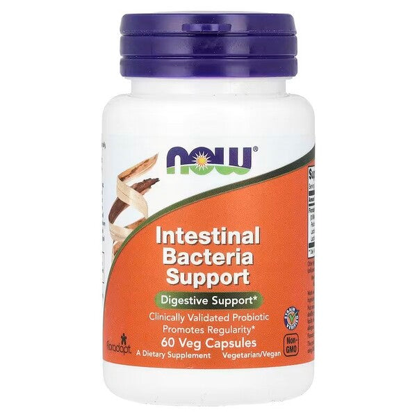 Intestinal Bacteria Support - 60 vcaps - NOW Foods
