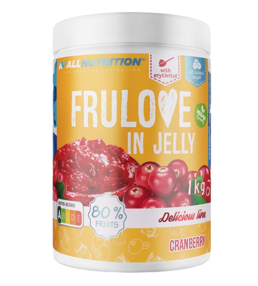Frulove In Jelly, Cranberry - 1000 grams - Allnutrition