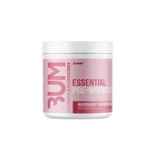 CBUM Essential Pre-Workout, Raspberry Creamthickle - 408 grams - Raw Nutrition