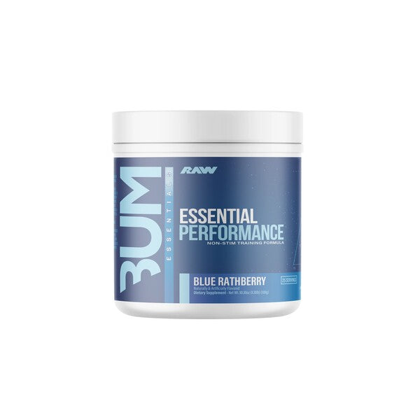Bum Essential Performance, Blue Rathberry - 618 grams - Raw Nutrition