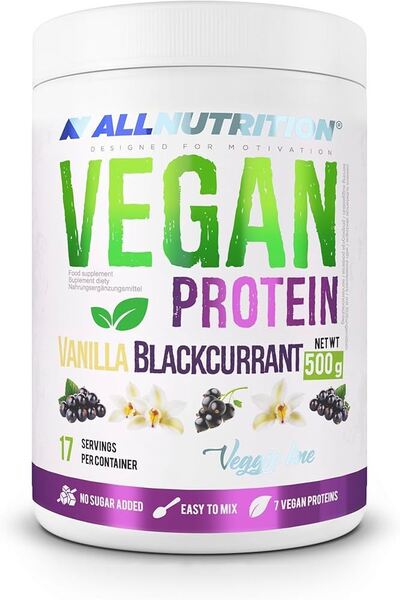 Vegan Protein, Vanilla Blackcurrant - 500 grams - Allnutrition