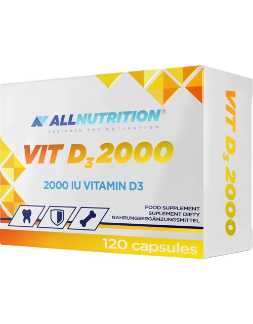 Vit D3 2000, 2000 IU (EAN 5902837739342) - 120 caps - Allnutrition