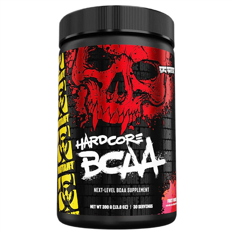 Hardcore BCAA, Fruit Punch - 390 grams - Mutant