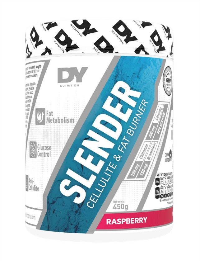 Slender Cellulite & Fat Burner, Raspberry - 450 grams - Dorian Yates