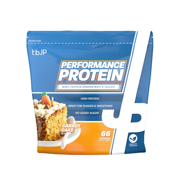 Performance Protein, Carrot Cake - 2000 grams - Trained by JP