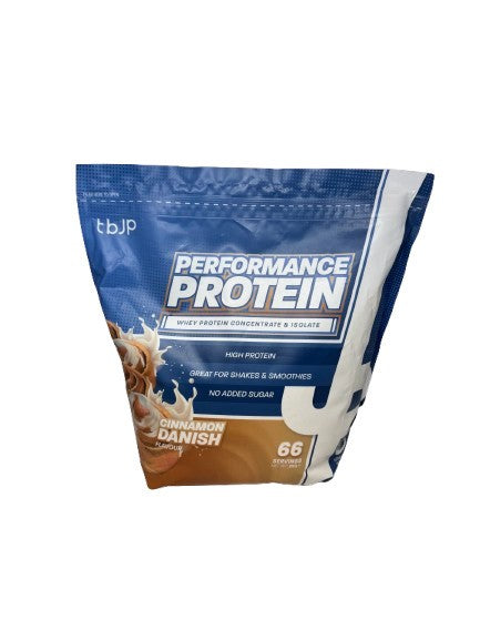 Performance Protein, Cinnamon Danish - 2000 grams - Trained by JP