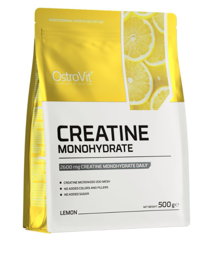 Creatine Monohydrate, Lemon - 500 grams - OstroVit